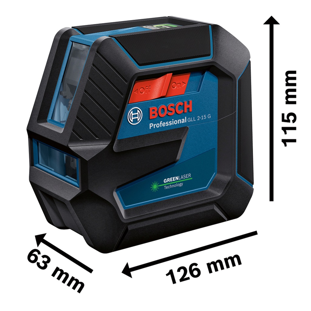 Nivel Laser de Lineas Bosch GLL 2-15 G 15mts