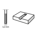 Fresa Dremel  Recta Carburo De Tungsteno 1/8&quot;