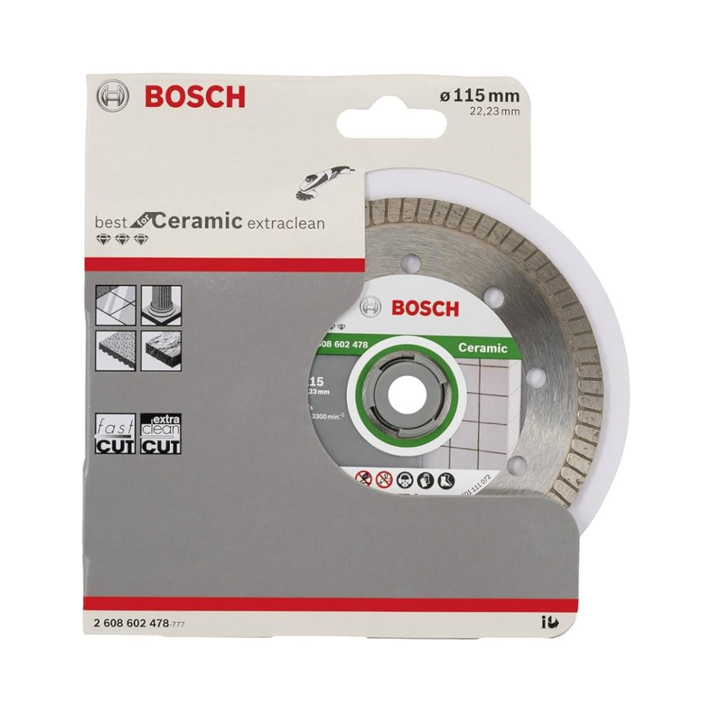 Disco Diamantado Bosch Best Ceramic Turbo Fino 115mm para Porcelanato