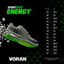 Talle 39 Zapatilla Voran Ultra Premium Energy 610 Negro Nobuck 