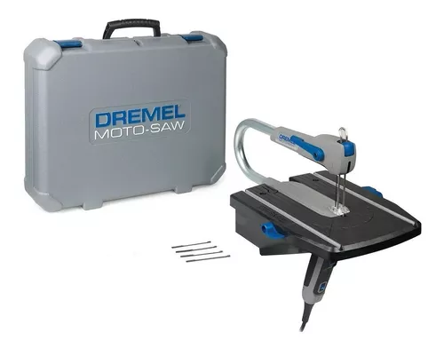 Sierra Caladora de Banco Dremel Motosaw Incluye 10 Accesorios