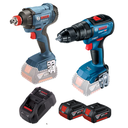 Combo Bosch Freedom Taladro + Llave de Impacto + Kit de Baterias 18V