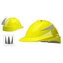 Casco Libus Millenium Class Sin ventilacion Amarillo C/ Reflectivos    @