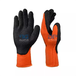 [DPS89175] Guante DPS Tejido Talle 10 Sin Costura Recubrimiento Latex Naranja y Negro @