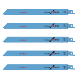 [2608656018] Hoja Sierra Sable Bosch S1122AF 225mm para Chapas/Perfiles Finos/Tubos Finos x 5u.