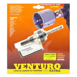 [GX-PC-HU] Porta Copa Venturo con Tungsteno 7/16'' Hexagonal + Punta Guia + Llave # 