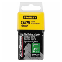 [TRA206T] Grapas Stanley 10mm x 1000u Para Uso Ligero